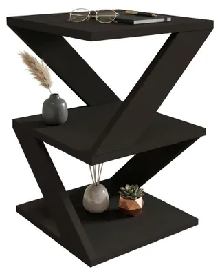 Produktbild von Serino - Couchtisch, 30x30x54h cm Schwarz, 2 Fächer