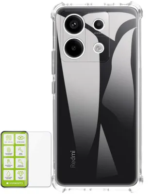 Obrázek produktu pro Pro Xiaomi Redmi Note 13 Shock TPU pouzdro průhledné + 0,26 H9 sklo pouzdro na mobilní telefon ochrana