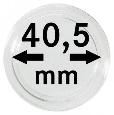 Produktbild von Lindner 2251405 Münzkapseln 40,5 mm-100er Pack