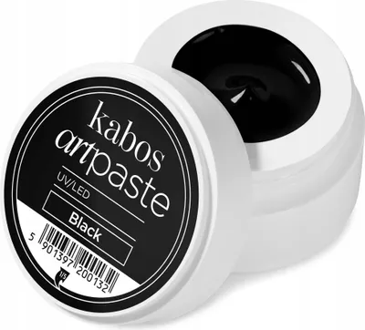 Produktbild von Kabos Nail Art Paste ArtPaste UV/LED Black 5g