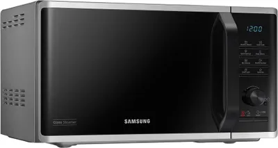 Produktbild von Samsung MS23K3555ES, Arbeitsplatte, Solo-Mikrowelle, 23 l, 800 W, Eingebautes Display, LED
