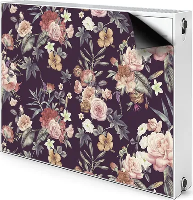 Produktbild von Magnet Radiator Magnet Mat Heizkörper Heizung Verkleidung Abdeckung 110x60 cm  - Blumen, Garten