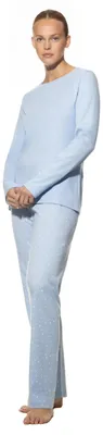 Produktbild von Mey Night Serie Erina Damen Schlafanzüge Dream Blue S(38)