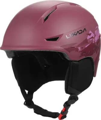 Produktbild von Lixada Snowboardhelm mit abnehmbarem Ohrenschuetzer Herren Damen Sicherheits-Skihelm mit festem Brillenband Professioneller Ski-Schneesporthelm