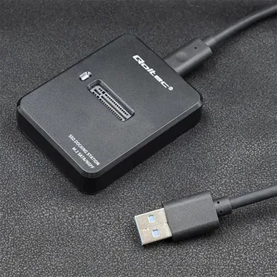Produktbild von Qoltec M.2 SATA SSD-Dockingstation | NGFF