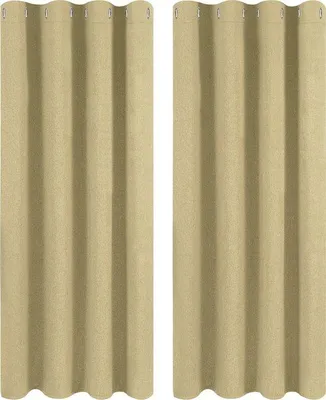 Obrázek produktu pro Záclony 100 % polyester, béžové, 135 x 175 cm