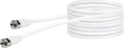 Produktbild von Schwaiger KVC299 052 Koaxialkabel 10 m F Weiß