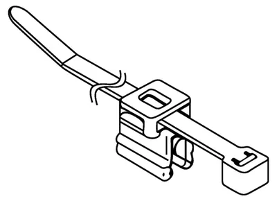 Zdjęcie produktu dla Hellermann Tyton 156-01153, Poliamidowy, Czarny, 4,5 cm, 225 N, V2, -40 - 85 °C