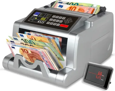 Produktbild von BEITZ BS-5300 Geldzählmaschine Scheine Wertzähler Banknoten Zähler Summenzähler Scheinzähler Banknotenzähler Bill Counter Falschgelddetektor