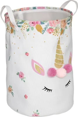 Produktbild von Spielzeugkasten "Licorne" - Stoff H. 50 cm - Atmosphera créateur d'intérieur