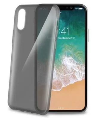 Produktbild von Celly GELSKIN900BK, Hauthülle, Apple, 14,7 cm (5.8"), Schwarz, Transparent