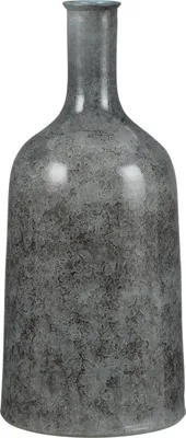 Produktbild von Mica Decorations Oliver Flaschenvase - H50 x Ø26 cm - Terrakotta - Blau