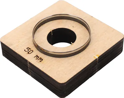 Image de Matrice de découpe ronde pour cuir Matrice de découpe pour cuir de 50mm de diamètre pour le plastique