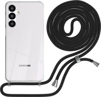 Produktbild von EAZY CASE Handykette mit Hülle für Samsung Galaxy A16 Backcover Handykette, zum Umhängen in Schwarz