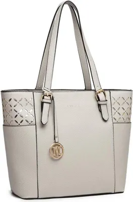 Image de Miss Lulu Femme Sac à main Grand Shopper Cuir synthétique Sac à bandoulière Noir
