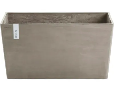 Produktbild von Pflanzkübel Ecopots Paris Kunststoff 60 x 26,2 x 40,5 cm taupe