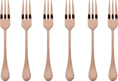 Produktbild von Sambonet Set 6 Kuchengabeln Edelstahl/PVD Kupfer 52766CA5