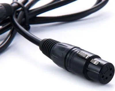 Zdjęcie produktu dla Kabel połączeniowy Rolux 4-pinowy XLR żeński na 4-pinowy męski RL-C7