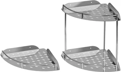 Produktbild von Edelstahl Duschregal Badregal Duschablage Badezimmer Küchenregal Regal Wandregal Einfach