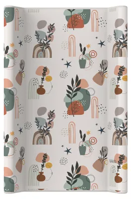 Produktbild von Kikido Wickelauflage 50x70 - Wickelunterlage aus PVC mit erhöhten Kanten - Nature