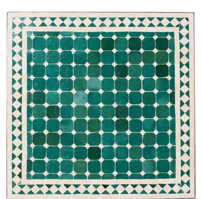 Obrázek produktu pro Orientální mozaiková dlaždice Marrákeš zelená-přírodní, 70 x 70 cm