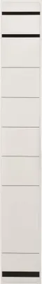 Produktbild von Ordneretikett E-737951 00 schmal/lang selbstklebend Papier weiß 10 Stück Packung mit 10 Stück