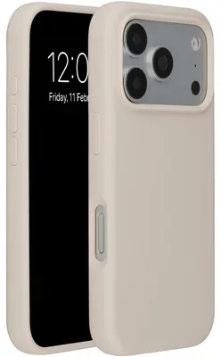 Image de Coque en silicone liquide Accezz pour iPhone 18 Pro Max / 17 Pro Max - Stone