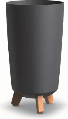 Image de nabbi Pot en plastique sur pieds DGTL240 23,9 cm - anthracite