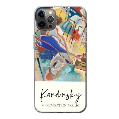Produktbild von MuchoWow® Handyhülle Schutzhülle Hülle für iPhone 12 Pro Max Improvisation Nr. 30 - Wassily Kandinsky - Kunst Silikon Softcase Handy Hülle - Hartschale