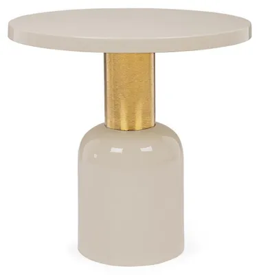 Produktbild von Beistelltisch Nalima 50,5 x 50,5 x 51 cm Stahl Couchtisch