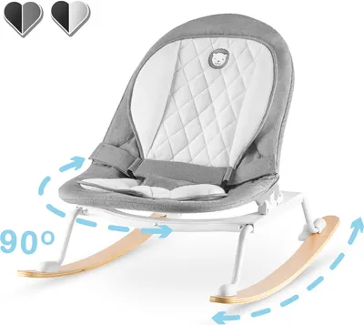 Obrázok produktu pre Lionelo Ružová detská hojdačka pre novorodencov Detská hojdačka polohovanie 0-9 kg biela