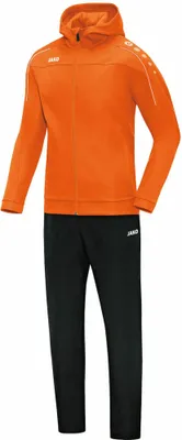 Produktbild von JAKO Unisex Präsentationsanzug Classico mit Kapuze, Farbe:neonorange, Größe:L