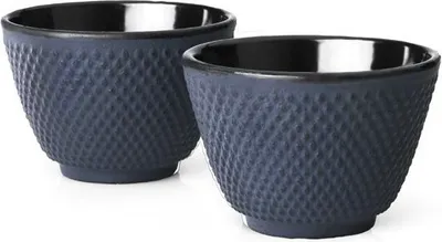 Produktbild von Bredemeijer Teebecher Xilin blau 0,1 L Gusseisen 2er Set
