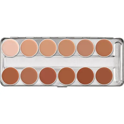 Obrázek produktu pro Kryolan supracolor paleta 12 barev 1w-12w
