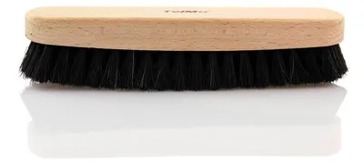 Produktbild von Große Glanzbürsten 185 x 49 mm Schuhbürste Rosshaar schwarz