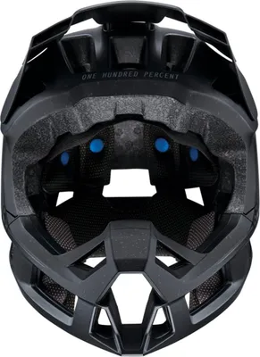 Produktbild von 100% Trajecta helmet w/Fidlock M black - leichter Fullface-Helm mit Top-Belüf...