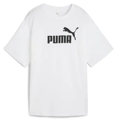 Produktbild von Puma Ess N1 Logo Relaxed Kurzarm-t-shirt Weiß S Damen Weiß S