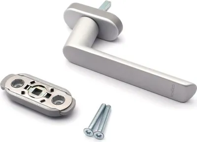 Produktbild von Schüco Fenstergriff Designlinie mit Kindersicherung Aluminium C0, 269700