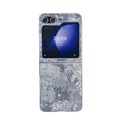 Immagine prodotto di Per Samsung Galaxy Z Flip7 FE / Flip6 5G Design a bastone motivo plastica robusta