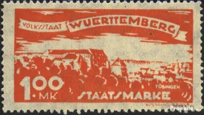 Produktbild von Briefmarken Württemberg 1920 Mi D278 postfrisch Abschiedsausgabe