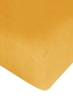 Obrázek produktu pro Prostěradlo FROTÉ s gumičkou 180/200 - 7 Žluto/oranžová