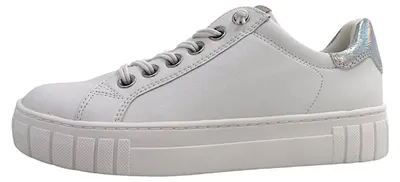 Image de Marco Tozzi - Chaussures pour femmes - Baskets à lacets, style sportif, couleur blanche, pour un usage quotidien
