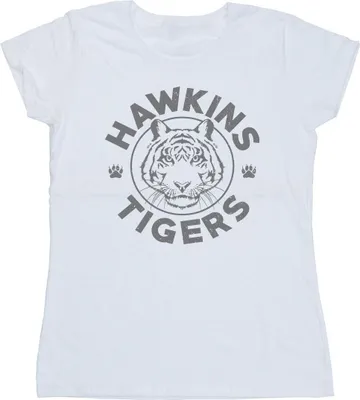 Produktbild von Netflix - "Stranger Things Hawkins" T-Shirt für Damen BI40107 (XL) (Weiß)