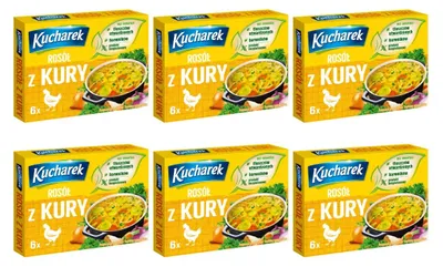 Produktbild von Kucharek Hühnerbrühe 360g - 36 Würfel - Hühner Brühe für Hühnersuppe Klare Suppe