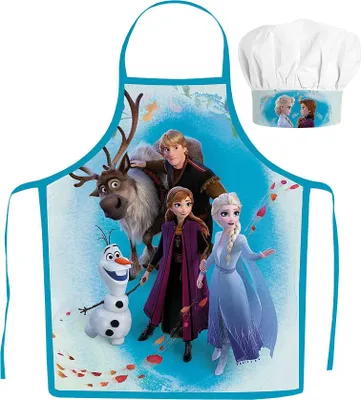 Produktbild von Kinderschürze mit Kochmütze Frozen Wind