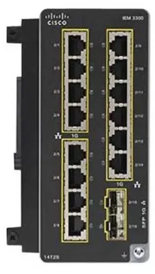 Produktbild von Cisco Catalyst IE3300, Managed, L2, Gigabit Ethernet (10/100/1000), Rack-Einbau