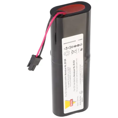 Image de Batterie originale pour lampe de poche Li-Ion 3.7V 5000mAh 18.5Wh Ex-protected suitable for Acculux HL25EX ex