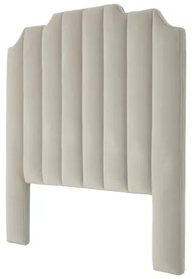 Obrázok produktu pre Casa Padrino čelo postele svetlosivé 189 x v. 181 cm - Dizajnový nábytok do spálne