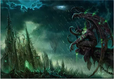 Produktbild von P. Derive: Games: World of Warcraft - Illidan Poster 91x61 cm