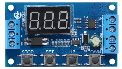 Motorvorwärts-/rückwärtsregler DC 3,3-15 V, 50 W, Timer-Verzögerung